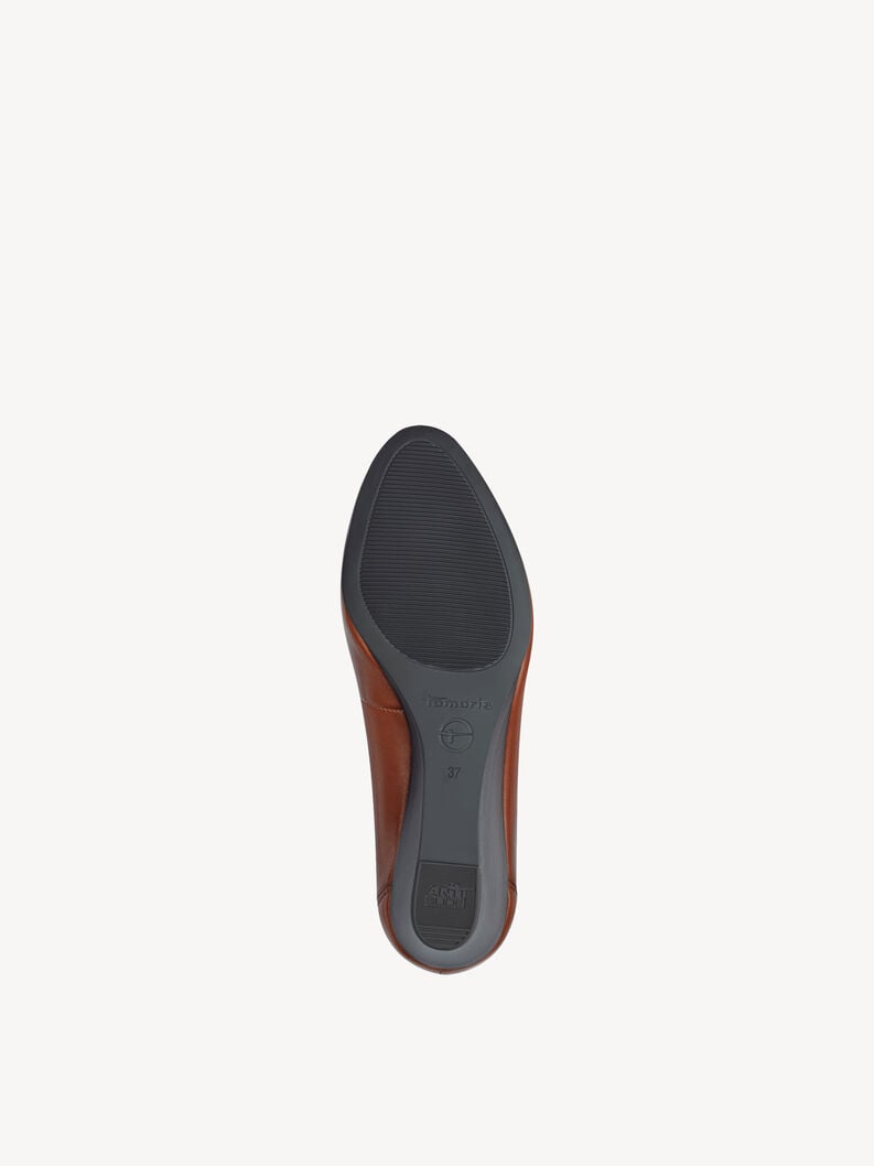 wedge en cuir pompes - brun 1-22320-42-356 acheter tamaris pompes en ligne