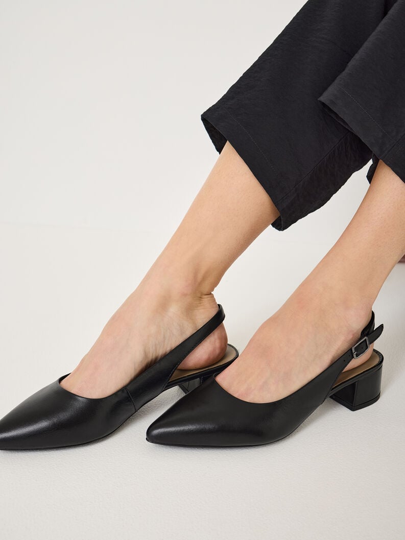 cuir harnais pompes - noir 1-29500-42-003 acheter tamaris fronde des pompes en ligne