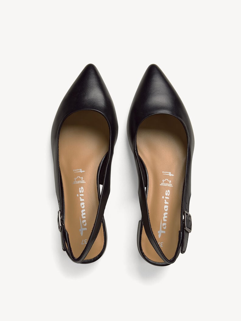 cuir harnais pompes - noir 1-29500-42-003 acheter tamaris fronde des pompes en ligne