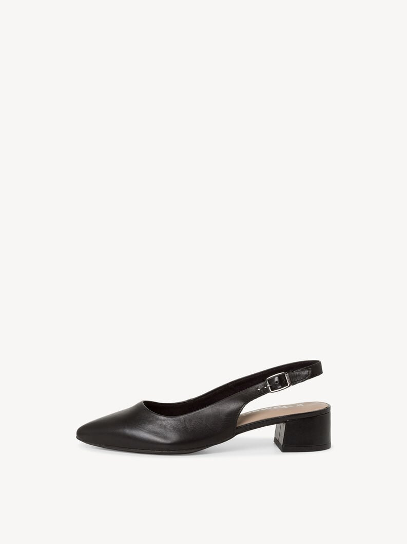 cuir harnais pompes - noir 1-29500-42-003 acheter tamaris fronde des pompes en ligne