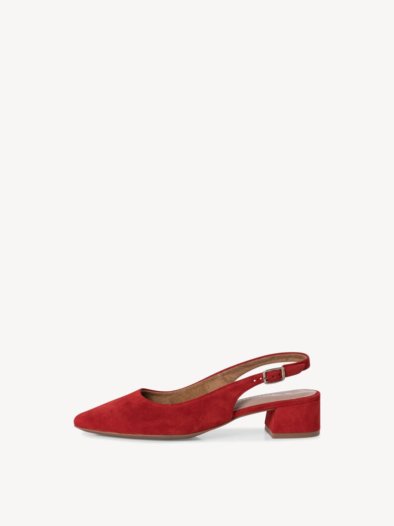 cuir harnais pompes - rouge 1-29500-42-500 acheter tamaris fronde des pompes en ligne