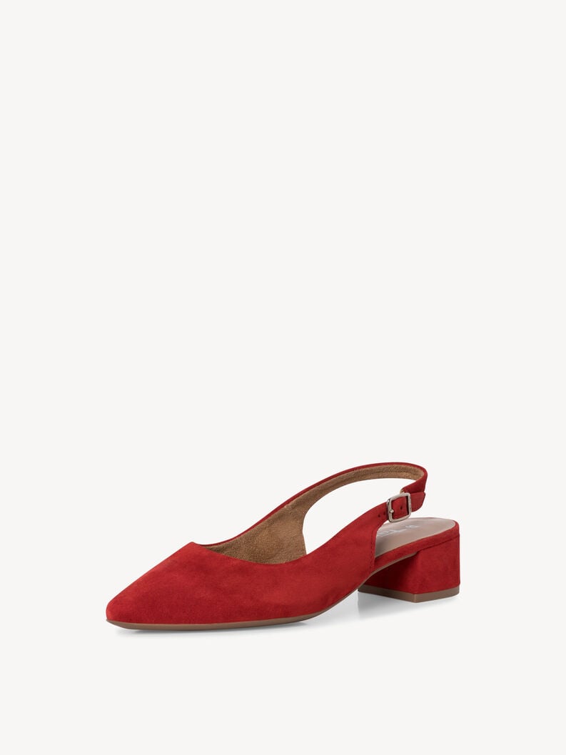 cuir harnais pompes - rouge 1-29500-42-500 acheter tamaris fronde des pompes en ligne