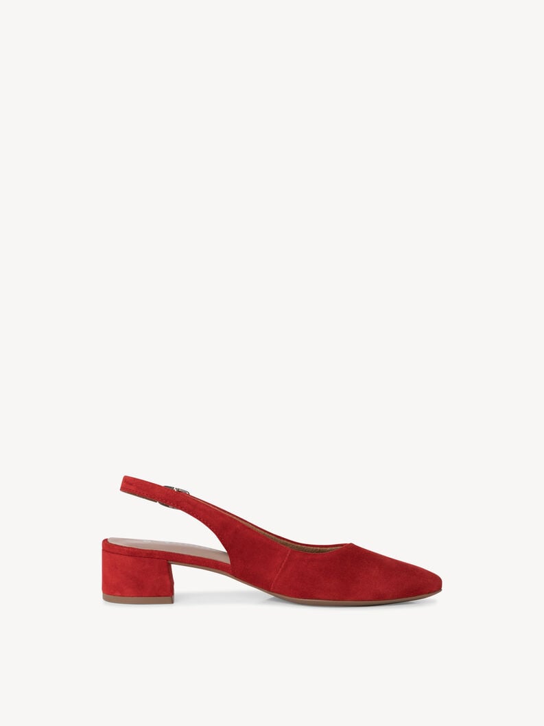 cuir harnais pompes - rouge 1-29500-42-500 acheter tamaris fronde des pompes en ligne