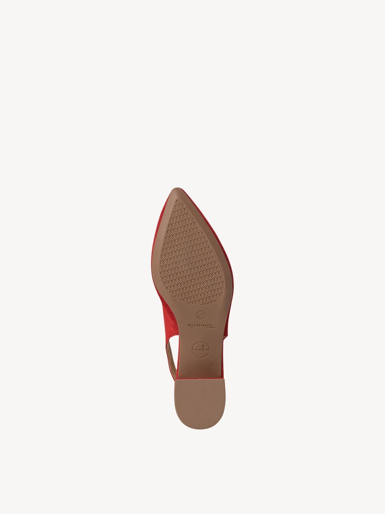 cuir harnais pompes - rouge 1-29500-42-500 acheter tamaris fronde des pompes en ligne
